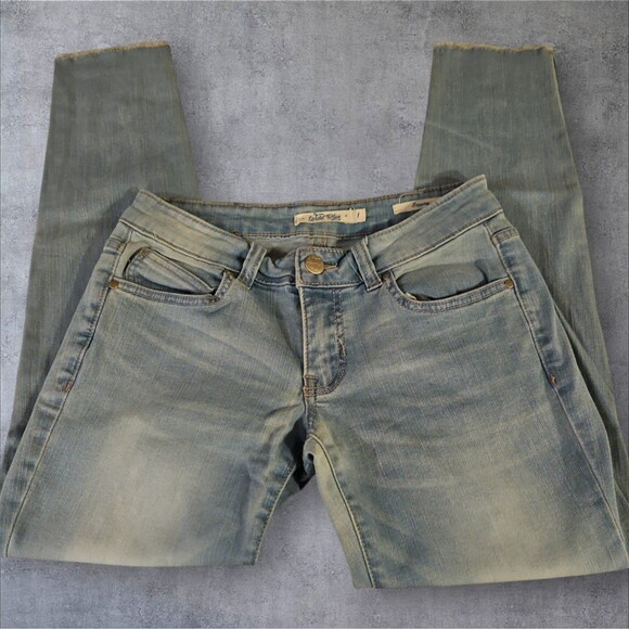 Wild Blue Faded Leggings SZ 1 - Picture 1 of 8